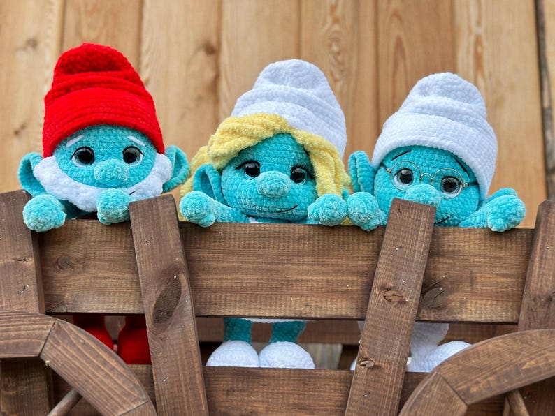 Les Blaulinge – Famille crochet 3-en-1