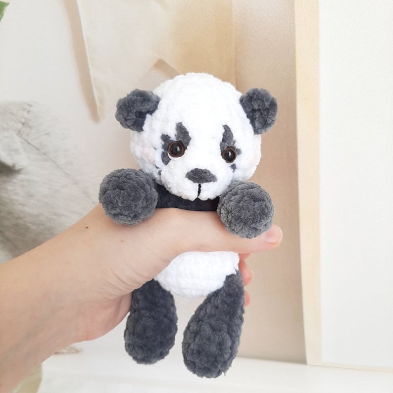 Panda – Pluchen Panda Haakpatroon
