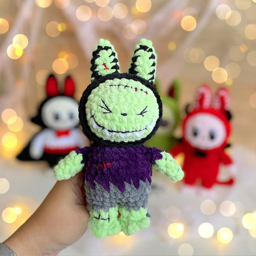 Labubu – 5-in-1 Halloween Häkel-Outfits 🎃👾