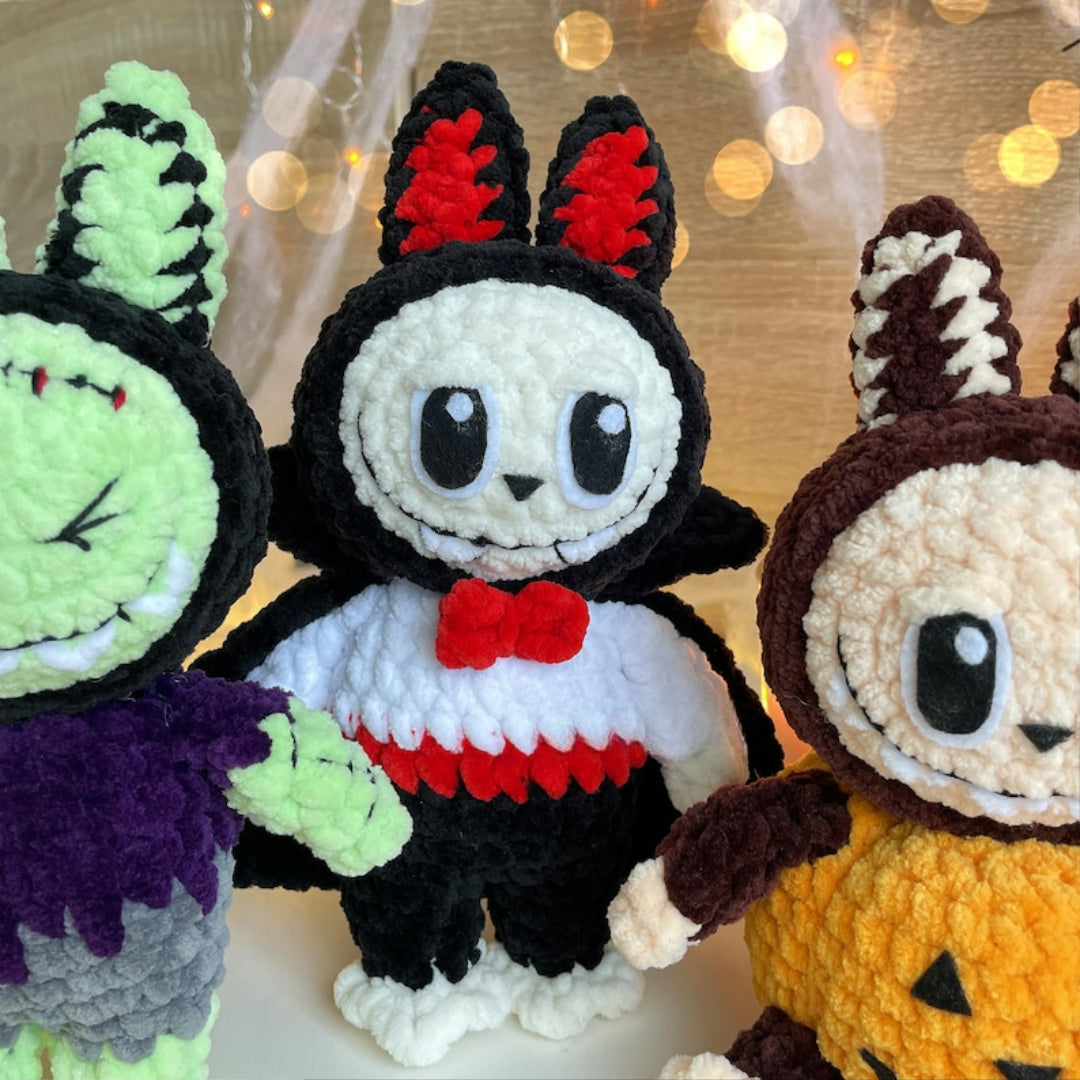 Labubu – 5-in-1 Halloween Häkel-Outfits 🎃👾