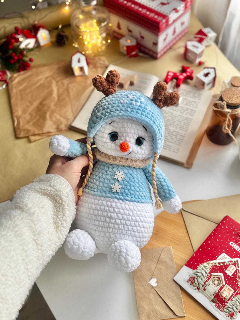 Sneeuwpop – Haakpatroon met muts, sjaal & accessoires