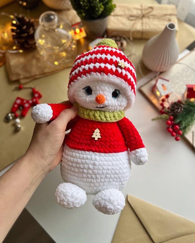 Sneeuwpop – Haakpatroon met muts, sjaal & accessoires