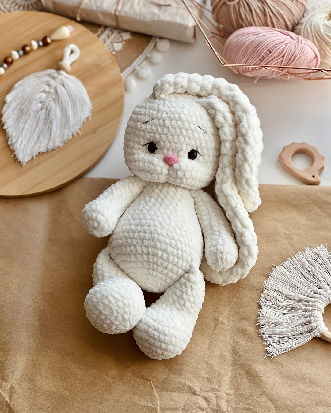 Lala – Haakpatroon Knuffelkonijn