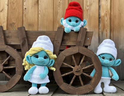 Les Blaulinge – Famille crochet 3-en-1