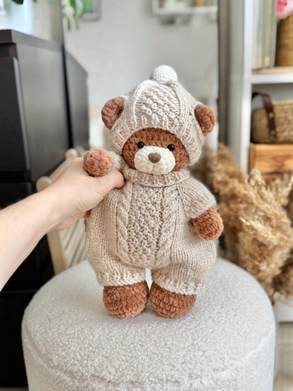 2-en-1 : Patron Ours « Topa » + Tenue complète