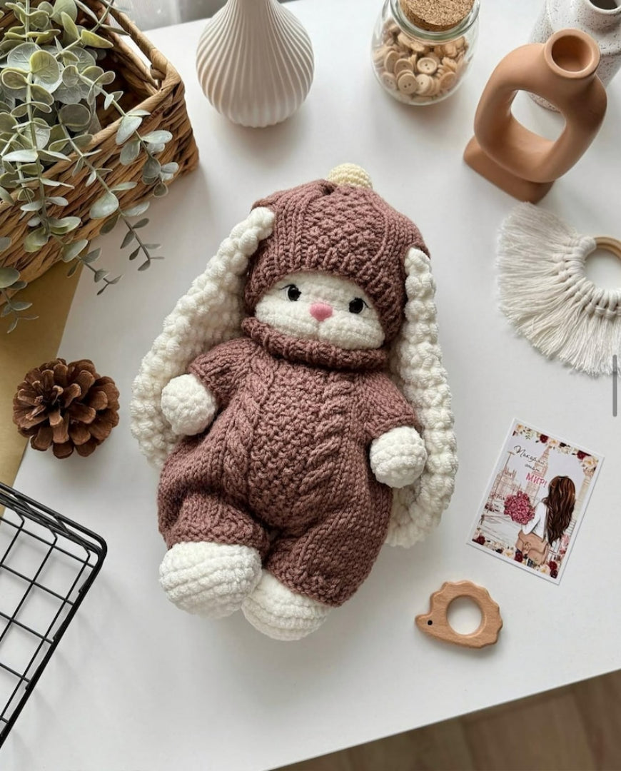 2-en-1 : Patron Ours « Topa » + Tenue complète