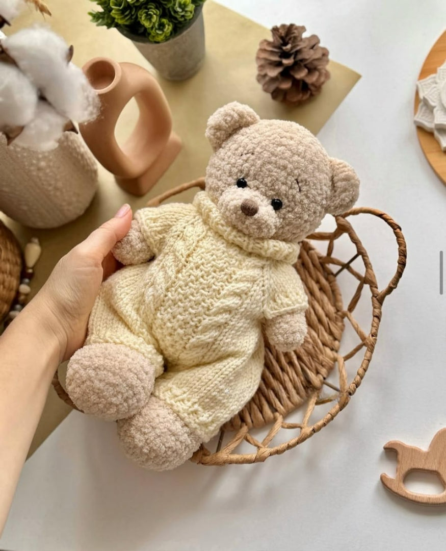 2-en-1 : Patron Ours « Topa » + Tenue complète