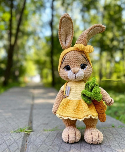 Leni – Robe et bandeau pour petite lapine