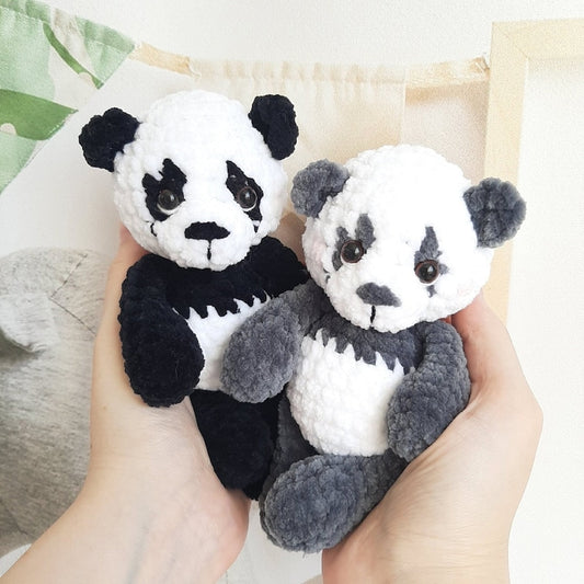 Panda – Plüschpanda Häkelanleitung