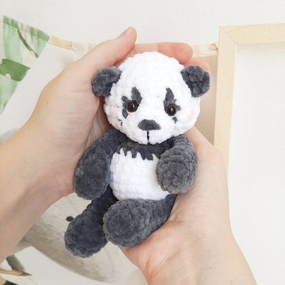 Panda – Plüschpanda Häkelanleitung