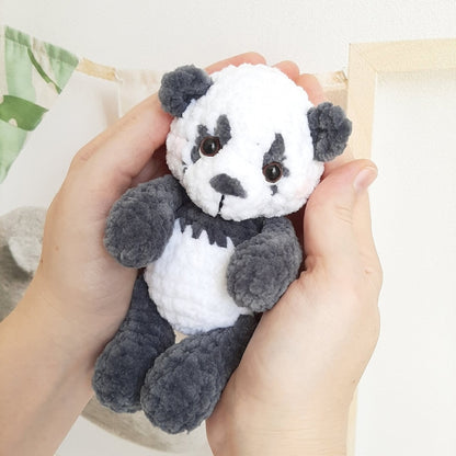 Panda – Plüschpanda Häkelanleitung