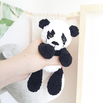 Panda – Plüschpanda Häkelanleitung