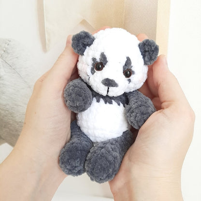 Panda – Plüschpanda Häkelanleitung