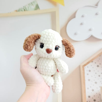 Mini Chiot Garçon – Un Adorable Petit Compagnon à Crocheter