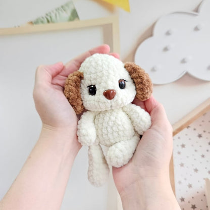 Mini Chiot Garçon – Un Adorable Petit Compagnon à Crocheter