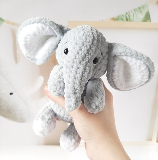 Éléphant – Patron au crochet