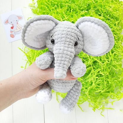 Elefant – Häkelanleitung