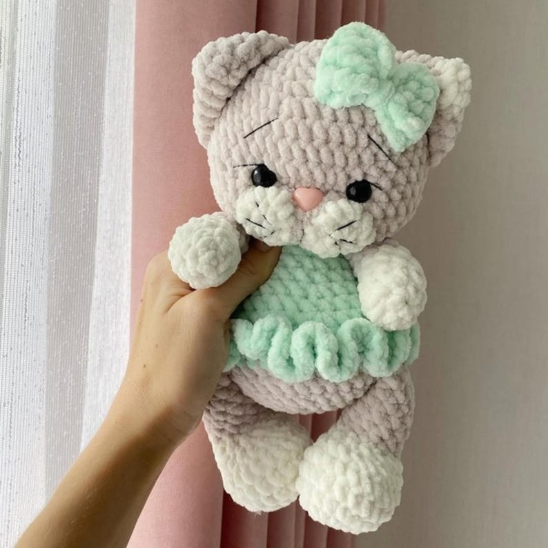 Fluwelen Pootjes – Haakpatroon voor twee katten 🐾