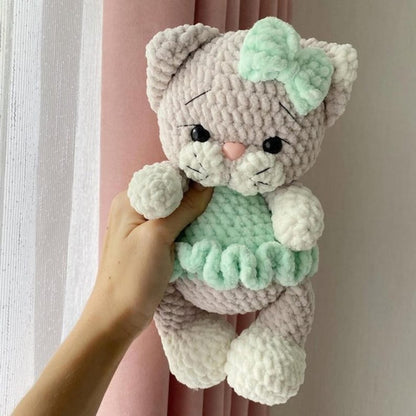 Fluwelen Pootjes – Haakpatroon voor twee katten 🐾