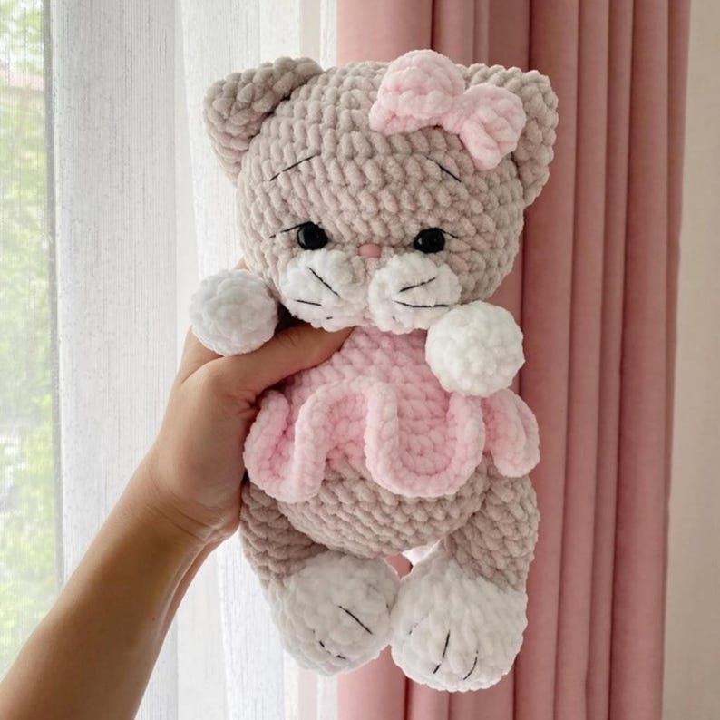 Fluwelen Pootjes – Haakpatroon voor twee katten 🐾