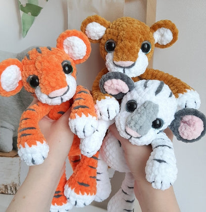 Timo – Häkelanleitung Tiger & Löwe