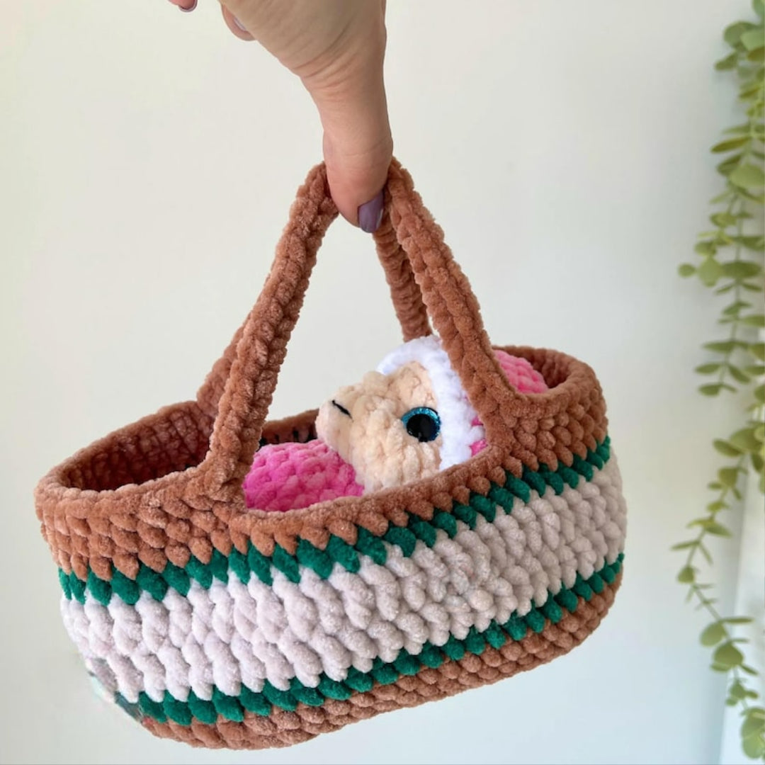 Baby Mila – Haakset met Draagmand & Accessoires