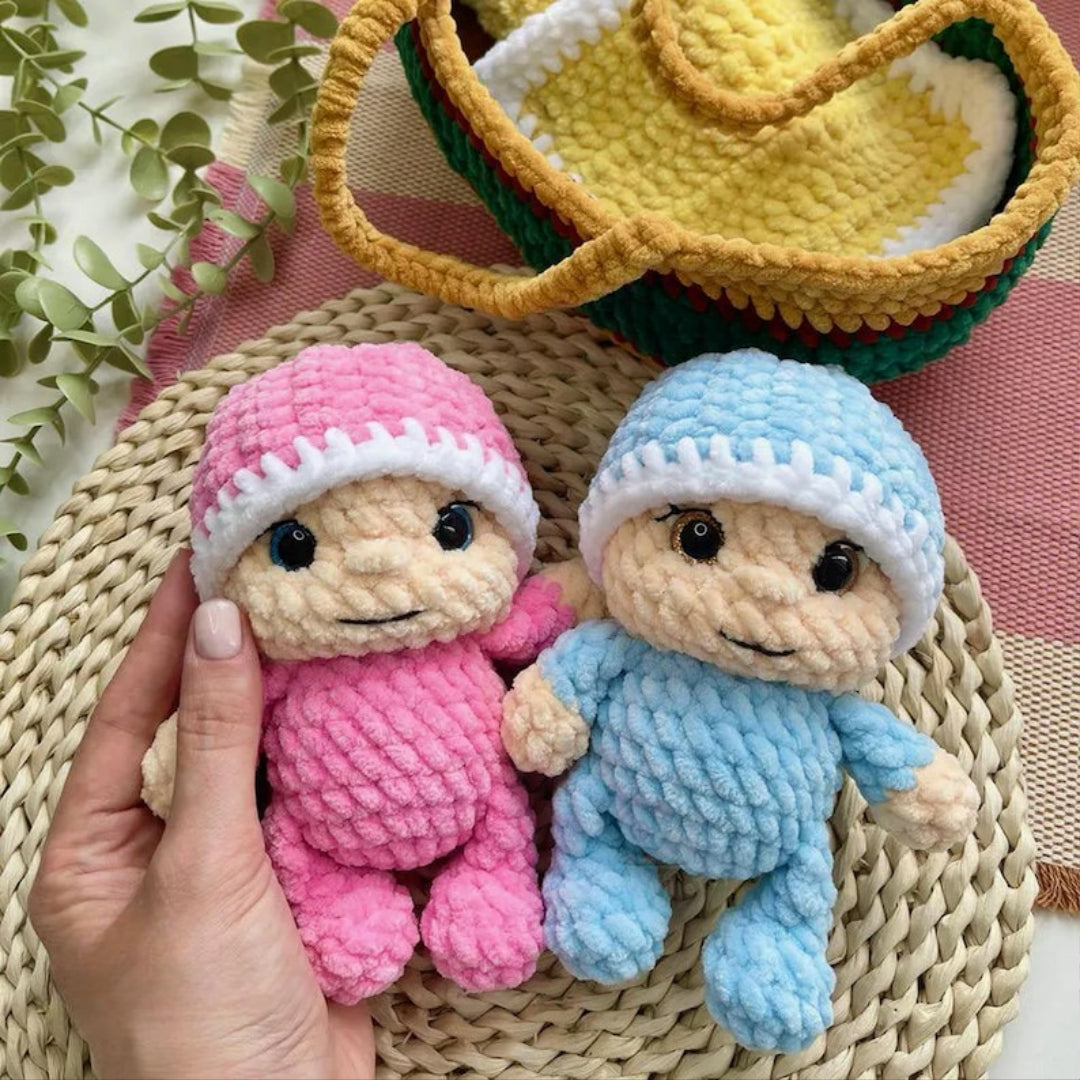 Baby Mila – Haakset met Draagmand & Accessoires