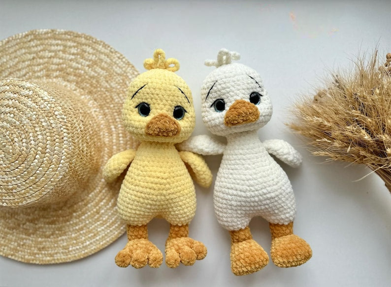 Lumi & Quacky – Modèle au crochet Oie & Poussin