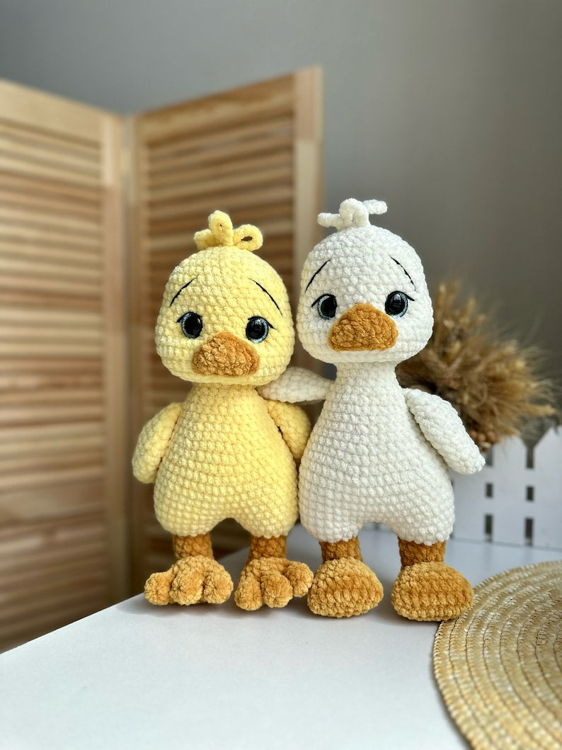 Lumi & Quacky – Modèle au crochet Oie & Poussin