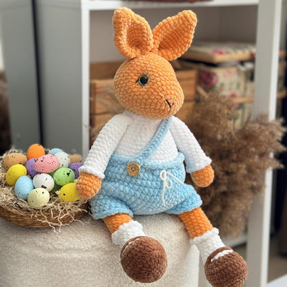 Austin – Pluche Konijn met Outfit & Schoentjes