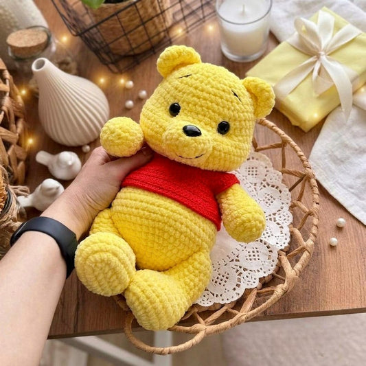 Teddybeer Vinni – Haakpatroon met T-shirt