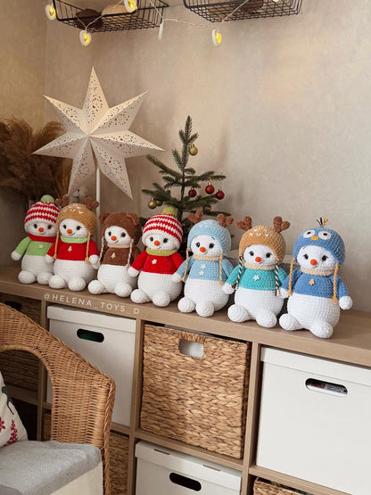 Sneeuwpop – Haakpatroon met muts, sjaal & accessoires
