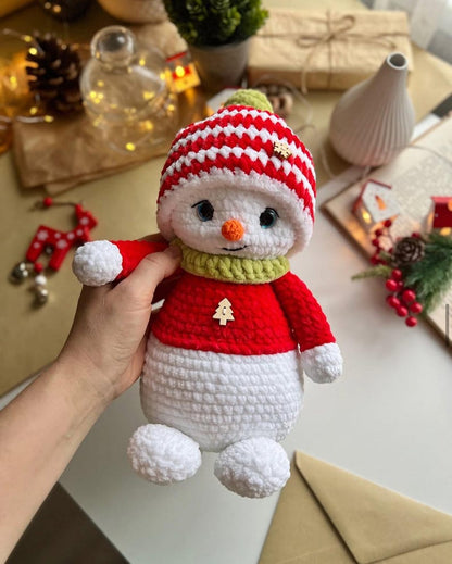 Sneeuwpop – Haakpatroon met muts, sjaal & accessoires