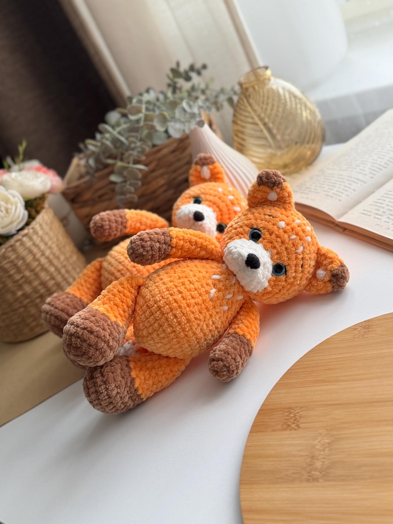 🦊 Renard Gloria 2.0 – Patron au crochet