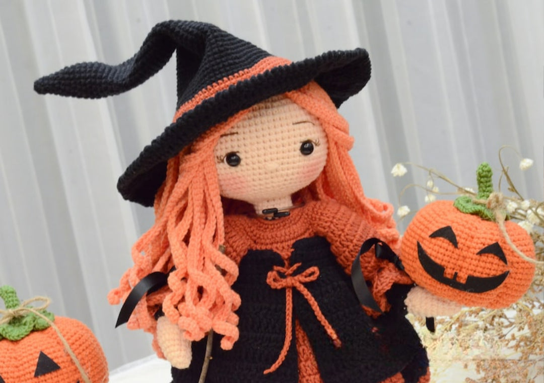Beatrix het kleine heksje – Haakpatroon met outfit