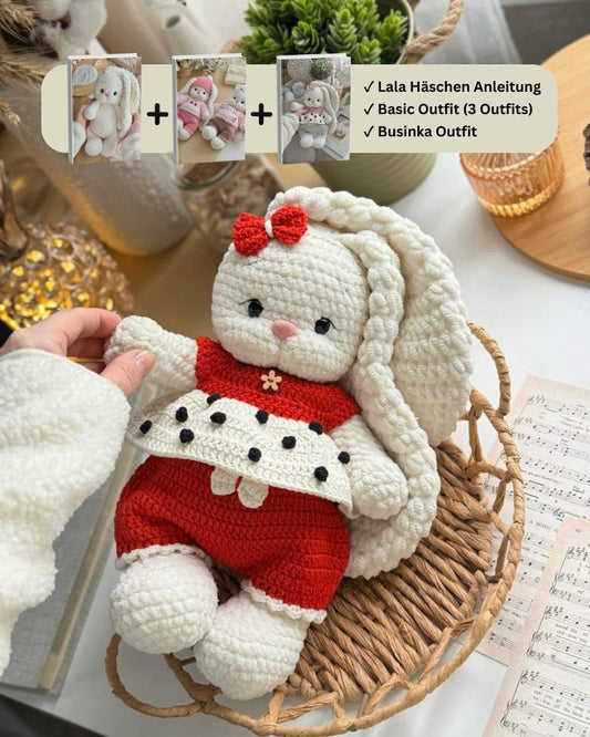 Häschen Lala & ihre Outfits – Das komplette Häkel-Bundle