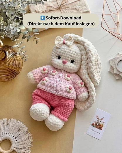 Häschen Lala & ihre Outfits – Das komplette Häkel-Bundle