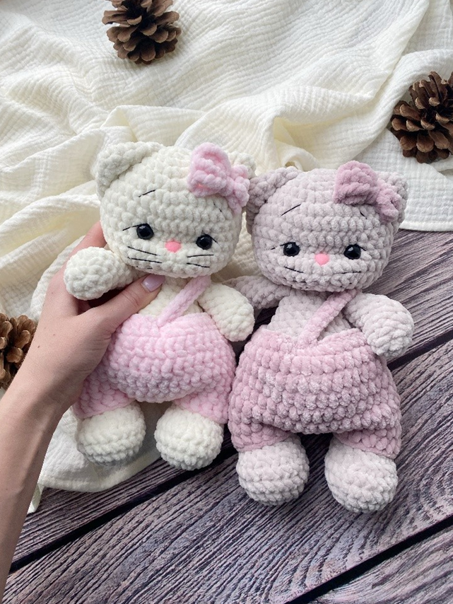 Fluwelen Pootjes – Haakpatroon voor twee katten 🐾