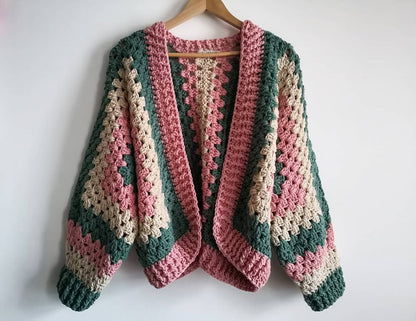 Crochic Hexagon Cardigan