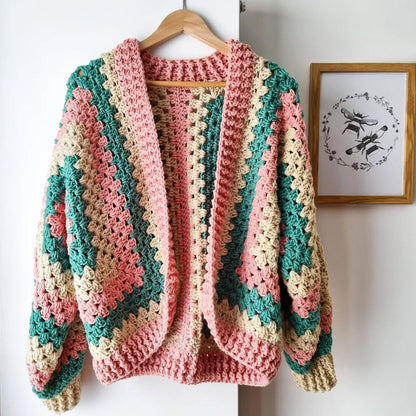 Crochic Hexagon Cardigan