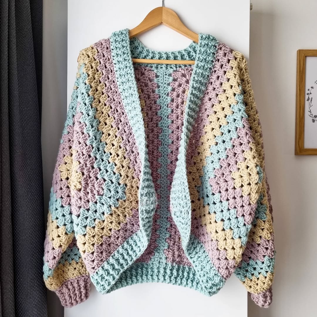 Crochic Hexagon Cardigan 🇩🇪