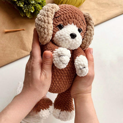 🐶 Oskar – Patron de crochet avec tenue